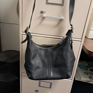 Coach Black Leather Shoulder Bag Vintage MINT!!!